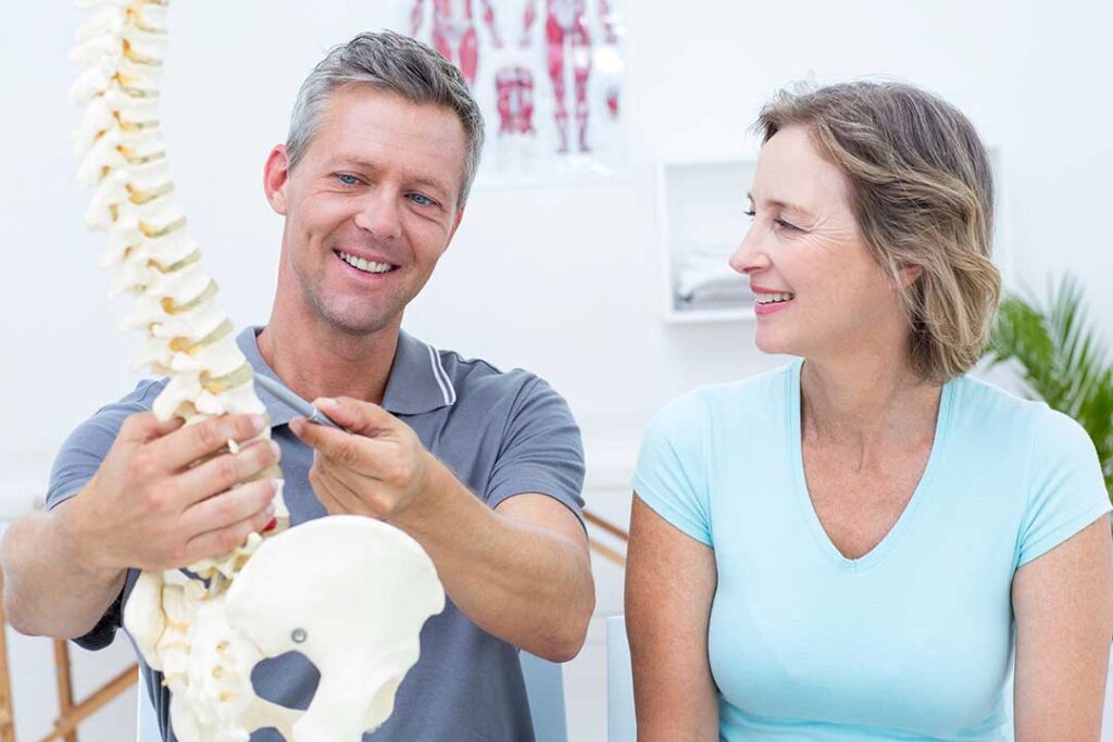 Chiropractic photo from Adobe Stock
